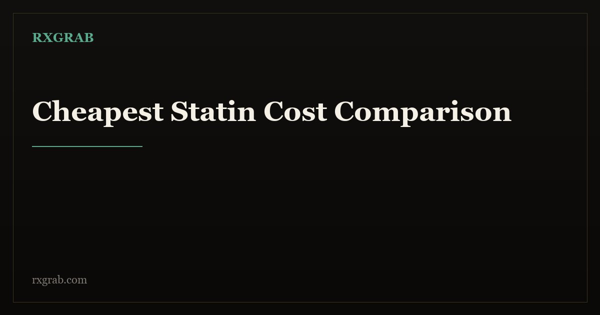 Generic statin tablets and a pharmacy receipt on a clean surface