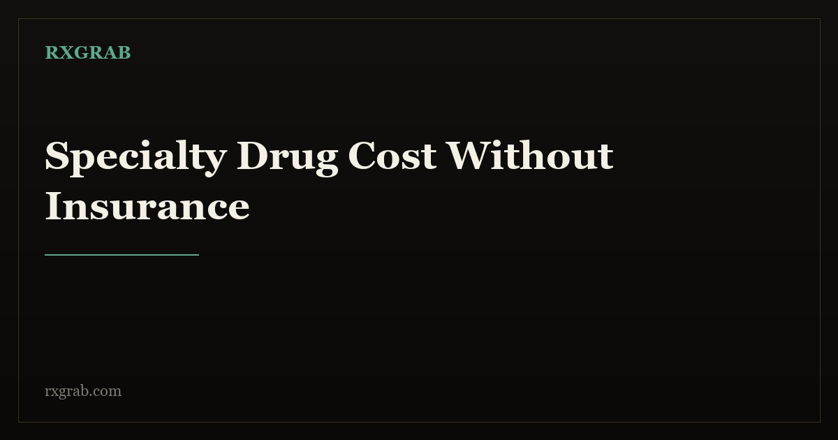Pharmacist handling a high-cost specialty medication in a controlled pharmacy setting